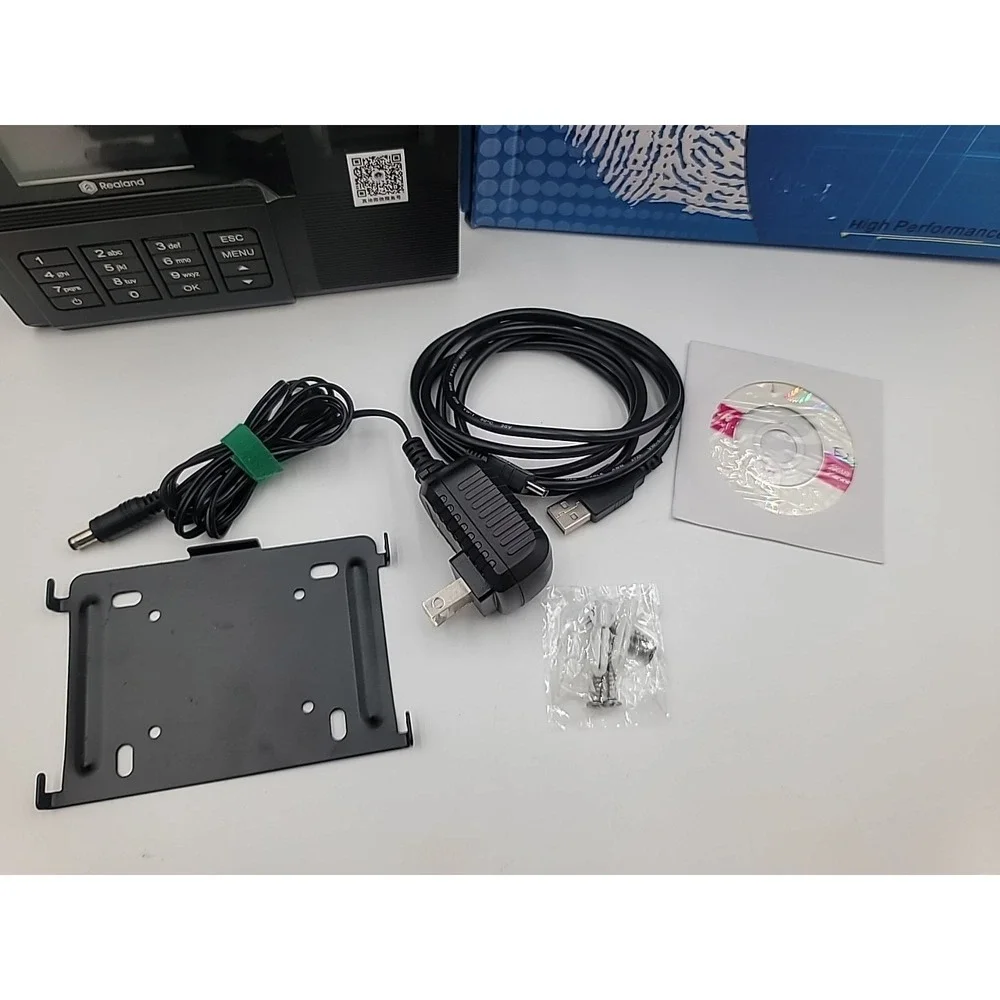 Realand Biometri Time Attendance‎ Clock Fingerprint ID Card Sensor Time Card